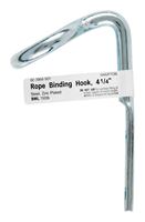 Hampton 4.125 in. L Zinc-Plated Steel Rope Binding Hook 1 pk 