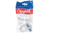 Campbell Chain  Galvanized  Forged Carbon Steel  Anchor Shackle  Silver  1 ton 1 pk 