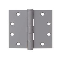 Tell  4-1/2 in. H x 4-1/2 in. L Prime Coat  Plain Bearing  Door Hinge  3 pk 