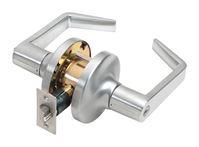 Tell Entry Lockset Satin Chrome Steel 2 Grade Left Handed, Right Handed 