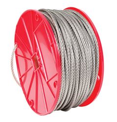 Campbell Chain  Stainless Steel  Cable  1/16 in. Dia. x 250 ft. L 