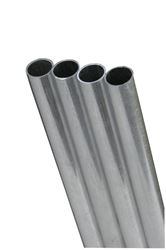 K&S Round Tube 1/8 in.  x 12 in.  Stainless steel    Carded 