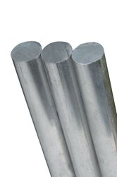 K&S  0.5 in.  x 1/2 in. W x 12 in. L Stainless Steel  Round Rod 