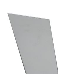 K&S Steel Sheet 6 in. x 12 in. 0.028 in. Stainless steel    Shrinkrapped 