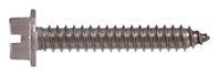 Hillman  Hex  Sharp  Sheet Metal Screws  1/2 in. L Stainless Steel  No. 12  Slotted  100 per box 