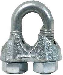 Campbell  0.31 in. Dia. Malleable Iron  Wire Rope Clip 