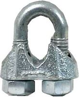 Campbell  0.31 in. Dia. Malleable Iron  Wire Rope Clip 