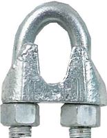 Campbell  0.38 in. Dia. Malleable Iron  Wire Rope Clip  10 