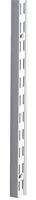 Knape & Vogt  Steel  White  16 Ga. Twin Slot Standard  16-1/2 in. L 