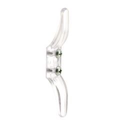 Prime-Line  Plastic  Drapery Cord Safety Cleat  3-1/4 in. L x 1/2 in. W Clear 