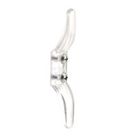 Prime-Line  Plastic  Drapery Cord Safety Cleat  3-1/4 in. L x 1/2 in. W Clear 