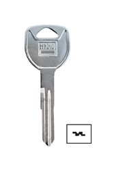 Hy-Ko  Automotive  Key Blank  EZ# HD103  Double sided Nickel-Plated Brass  Fits Many 2006 And Older 