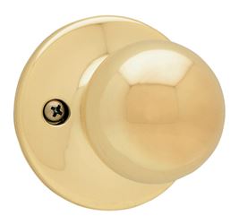 Kwikset Polo Polished Brass Steel Dummy Knob 3 Grade Right or Left Handed 