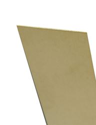 K&S Brass Sheet 6 in. x 12 in. 0.010 in. Brass, Solid Brass Hobby, Craft and Model Building Shrinkw 