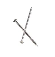 Simpson Strong-Tie  Checkered  2 in. L Shake  Nail  Annular Ring Shank  Stainless Steel  6 D  13 Ga. 