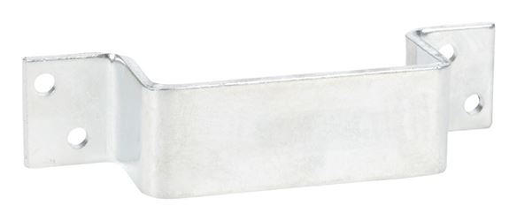 Ace  Zinc-Plated  Surface mount Closed Bar Holder  Silver  1 pk 