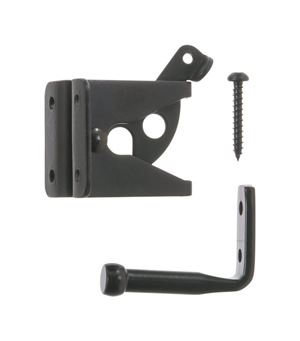 Ace Gate Latch Outswing 2 in. x 1-3/4 in. For gates, Shed/Barn Doors or Animal Pens Black