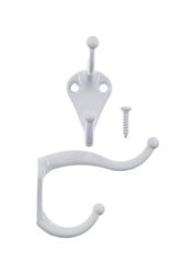 Ace  Small  Coat and Hat  Hook  3 in. L Metal  2 pk 