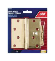 Ace  Brass  Residential Hinge  4 in. L Solid Brass  1 pk 
