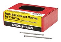 Ace  Round  2-1/2 in. L Flooring  Nail  Annular Ring Shank  Bright  Steel  1 lb. 