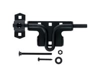 Ace Slide Bolt Gate Latch Swinging 4-1/8 in. For in or Out Swinging Gates Black 