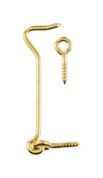 Ace 0.73 in. L Brass Gate Hook and Eye 1 pk 