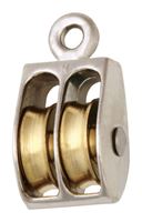 Campbell Chain Double Sheave Rigid Eye Pulley 1 in. Rigid 55 lb. Copper 