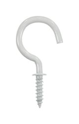 Ace  3/32  0.875 in. L White  Cup Hook  1 pk 