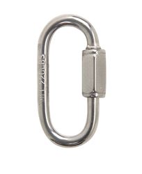 Campbell Chain  Polished  Stainless Steel  Quick Link  Silver  220 lb. 1-3/8 in. L 1 pk 