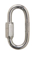 Campbell Chain  Polished  Stainless Steel  Quick Link  Silver  660 lb. 2 in. L 1 pk 