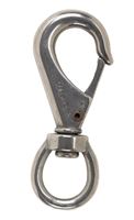 Campbell Chain  Polished  Round Swivel Eye Boat Snap  7/16 in. Dia. x 3-11/16 in. L 220 lb. 