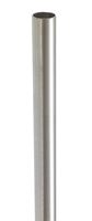Lido  1-3/8 in. Dia. x 1-3/8 in. L x 96 ft. L Brushed stainless steel  Closet Rod 