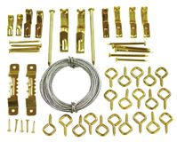 Hillman OOK  Steel  Conventional  Picture Hook Kit  50 pk 
