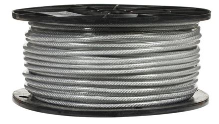 Campbell Chain  Galvanized Steel  Aircraft Cable  3/32 in. Dia. x 250 ft. L 