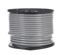 Campbell Chain  Galvanized Steel  Aircraft Cable  1/4 in. Dia. x 200 ft. L 