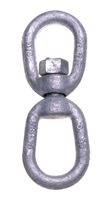 Campbell Chain Galvanized Forged Steel Eye and Eye Swivel Silver 3600 lb. 1 pk 