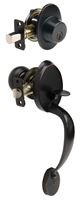 Ace  Colonial  Handleset  Oil Rubbed Bronze  Steel  2 Grade 