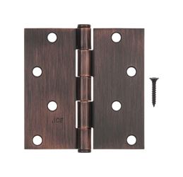 Ace  Bronze  Residential Hinge  4 in. L Oil-Rubbed Bronze  1 pk 