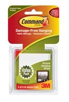 3M Command  12 lb. Foam  Large  Picture Hanging Strips  6 pk 