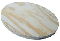 Alexandria Moulding 35-3/4 in. W x 35-3/4 in. L x 3/4 in. Round Plywood 