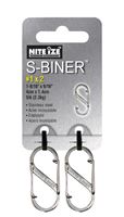 Nite Ize S-Biner Stainless Steel Stainless Steel Carabiner Key Holder 5 lb. Silver 1-9/16 in. 