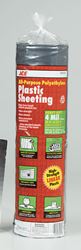 ACE  Plastic Sheeting  4 mil  x 10 ft. W x 25 ft. L Polyethylene  Black 