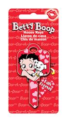Howard Keys Betty Boop Betty Boop Pals Forever House/Office Key Blank Single sided For Schlage 