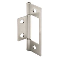Prime-Line  Satin Nickel  Bi-fold Door Hinge  Silver  2 pk 