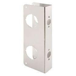 Prime-Line 10.875 in. H x 3.875 in. L Brushed Stainless Steel Stainless Steel Door Guard 