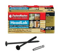 FastenMaster HeadLok No. 4 x 4-1/2 in. L Flat Head Galvanized Steel Deck Screws 50 per box 