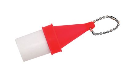 Hy-Ko Products  Plastic  Glo Buoy  Key Ring  Red/White 