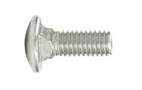 Hillman  0.375 in. Dia. x 3 in. L Stainless Steel  Carriage Bolt  25 pk 