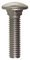 Hillman  0.375 in. Dia. x 1-1/2 in. L Stainless Steel  Carriage Bolt  25 pk 