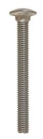 Hillman  0.375  Dia. x 3-1/2  L Stainless Steel  Carriage Bolt  25 pk 